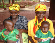 Photo: Two Zanzibari mothers and their children.