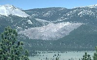 Glass Creek Flow from atop Lookout Mt., Long Valley Caldera, California