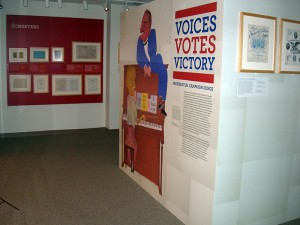 Image from Voices, Votes, Victory exhibit at the Library of Congress
