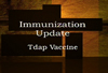 Learn about the new recommendations for the vaccine TDAP, a tool to battle pertussis.
