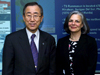 United Nations Secretary General Ban Ki-Moon recently visited CDC and thanked CDC staff for their partnership with the WHO and contributions to meeting global health goals, including controlling malaria, reducing deaths from measles, working to eradicate polio and guinea worm, and containing avian flu.