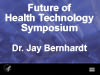 Keynote presentation by Dr. Jay Bernhardt, Director of National Center for Health Marketing.