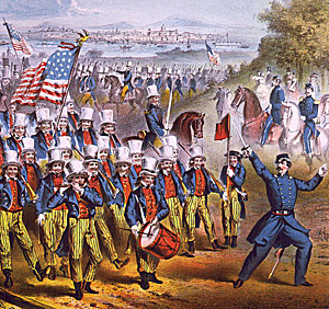 Illustration of Yankee soldiers