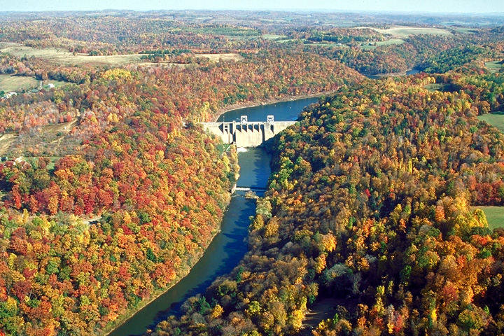 Aerial image of Woodcock Creek Lake