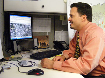 Carlos Delgado at Desk