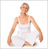 Senior Woman doing yoga