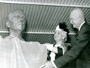 Eisenhower Unveils Marshall Bust