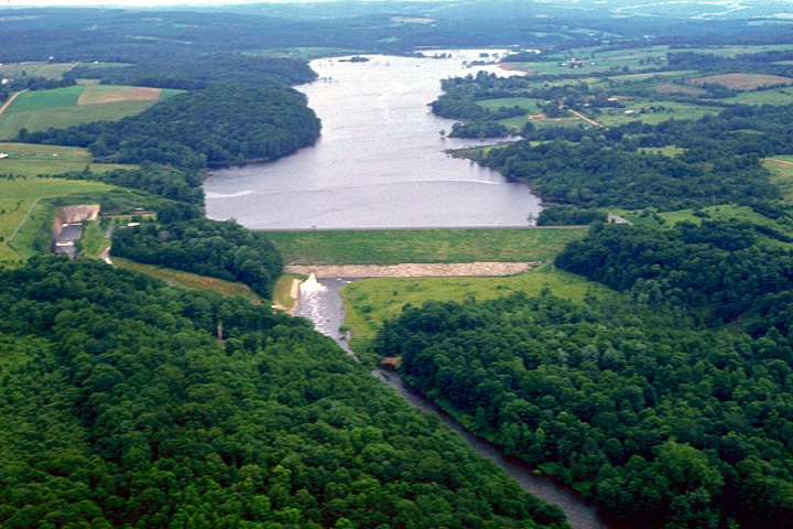 Aerial Photo of Union City Dam