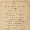 Thumbnail image of Thomas Jefferson's "A Summary View of the Rights of British America (1774)"