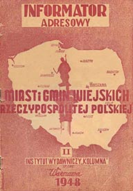 Image of the cover of the Polish phone book Informator adresowy miast i gmin wiejskich rzeczypospolitej polskiej, volume 2