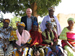 Photo of Rear Adm. Ziemer and women’s group in Mali.  (click here to see more)