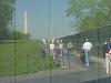 Washington Monument Reflects Off the Wall