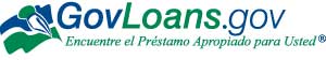 GovLoans.gov Logo Spanish