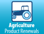 Agricultural Products Permit Renewal logo and link