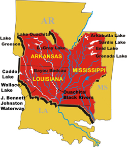 Vicksburg District Map