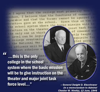 Memo from General Eisenhower to Admiral Nimitz
