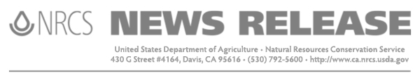 Natural Resources Conservation Service - News Release