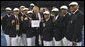 President George W. Bush poses for photos with members of the United States Olympic Boxing Team Friday, Aug. 8, 2008, before the Opening Ceremony of the 2008 Summer Olympic Games in Beijing. White House photo by Eric Draper