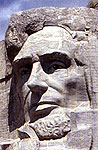 Closeup of Abraham Lincoln