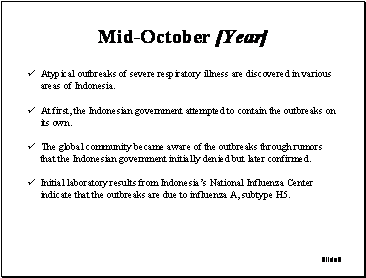 Slide 9: Mid-October [Year]