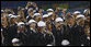 United States Olympians take photos of President George W. Bush as he speaks to the athletes Friday, Aug. 8, 2008, prior to the start of the Opening Ceremony for the 2008 Summer Olympic Games in Beijing. White House photo by Eric Draper