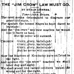 Jim Crow Law Must Go