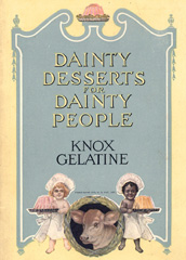 Picture of 1896 book called Dainty Desserts for Dainty People