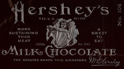 Picture of Hershey chocolate wrapper