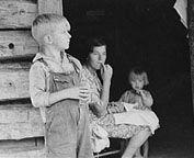 Image of Ozark children, Arkansas.