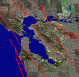 Bay area earthquake faults