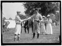 Harris & Ewing, photographer, Baseball, Congressional. Lafferty of Oregon and Webb of North Carolina