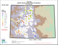 Sample image of one of the new state maps now available from the National Water and Climate Center.