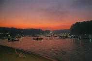 Dawn preparations for the 2007 GA State Championship Fishing Tournament at West Point Lake.