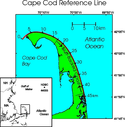 Map of Cape Cod study area