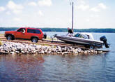 All of our lake projects have boat launching ramps.