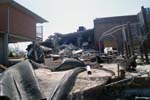 Debris and twisted structures are all that remains of the St. Paul School in downtown Pass Christian.