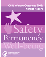 Child Welfare Outcomes - Front cover of report