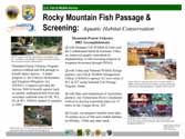 Rocky Mountain Fish Passage and Screening Poster