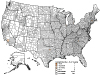 Hypersensitivity pneumonitis: Age-adjusted death rates by county, U.S. residents age 15 and over, 
1995–2004