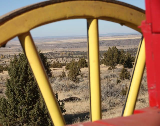 View of the Likely Tablelands from the stagecoach vantage point.