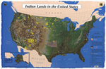 Thumbnail of Indian Lands in the United States Map and link to larger PDF version