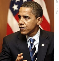 President-elect Barack Obama speaks to reporters in Chicago, 09 Dec 2008