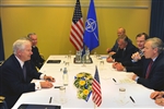 DEFENSE LEADERS MEET - Click for high resolution Photo