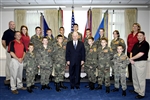 PENTAGON VISIT - Click for high resolution Photo