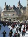 Date: 01/30/2005 Location: Ottawa, Canada. Description: People ice skate on the Rideau Canal. © AP Photo