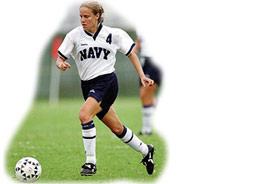 Navy Soccer Player