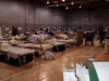 Jackson, MS – September 1, 2008 – Temporary shelter and medical facility on the campus of Jackson State University staffed by HHS Regional Emergency Coordinators. REC News Photo 