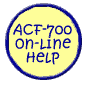 ACF-700 Online Help