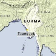 Taunggok, northwest state of Rakhine in Burma