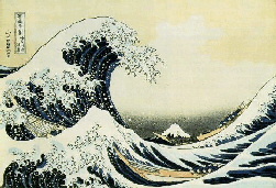 Hokusai. The Great Wave off Kanagawa. ca. 1831.